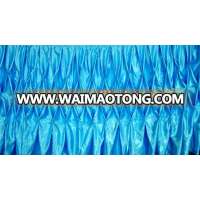 special and delicated satin honeycomb table cloth/table skirt